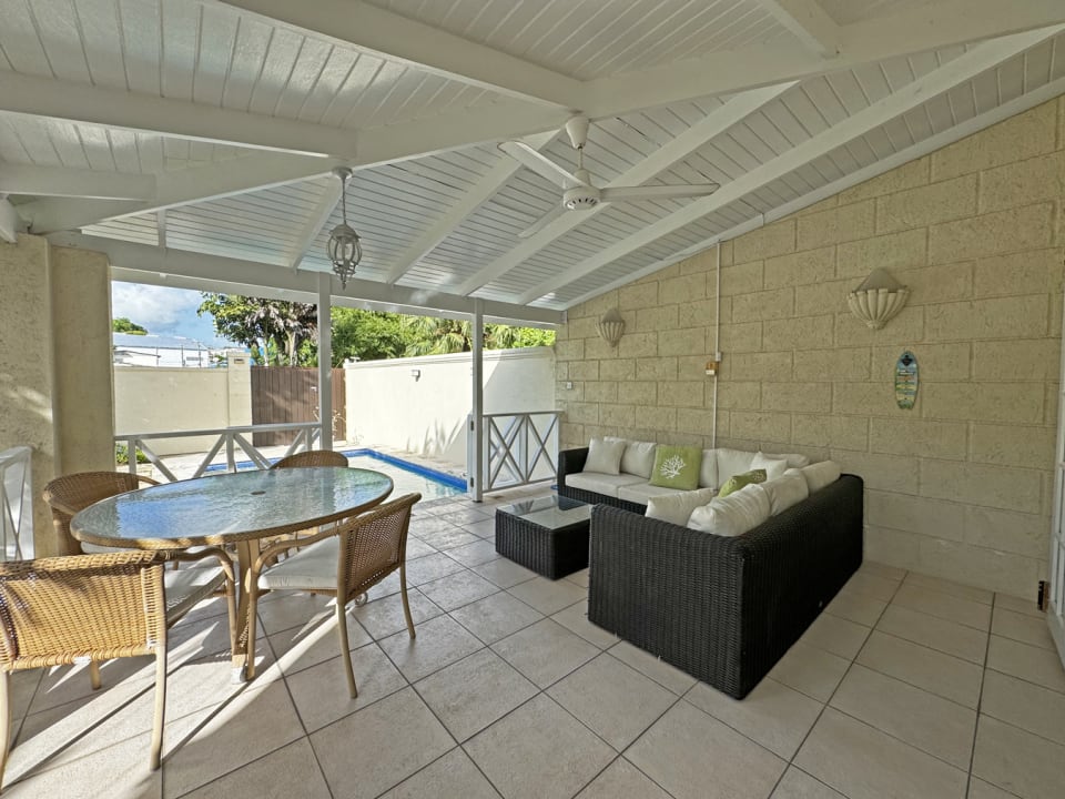 Covered patio