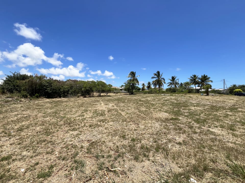 Lot facing North