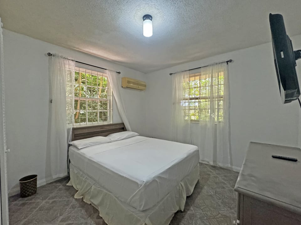 Ground level guest bedroom