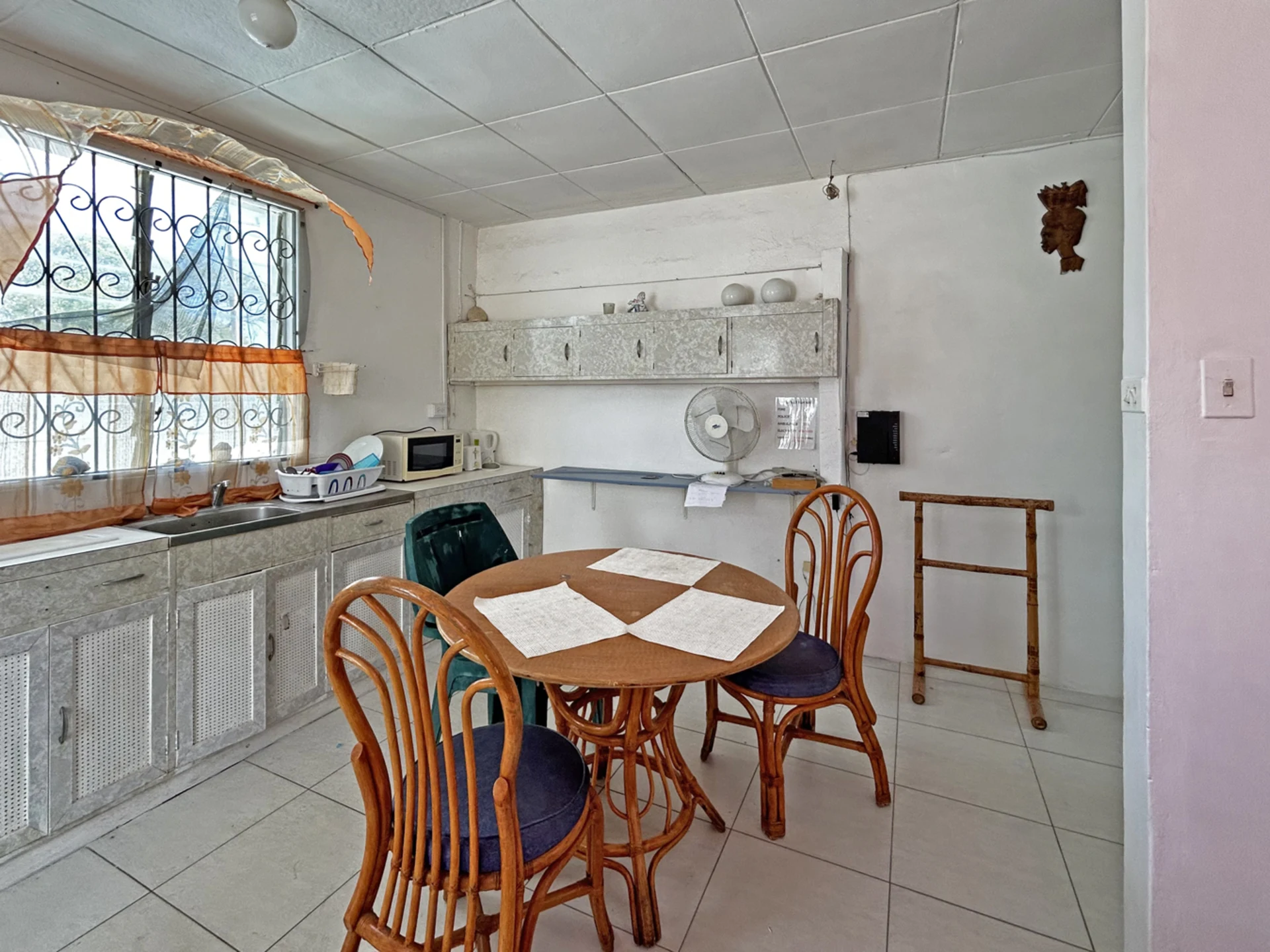 Bright kitchen and dining
