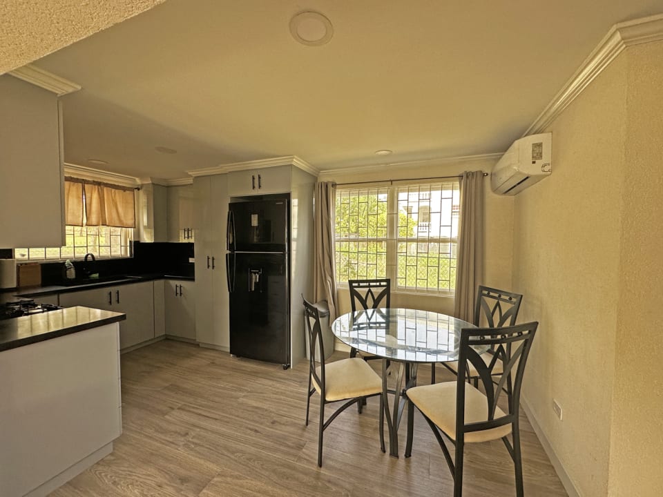 Open-plan dining area