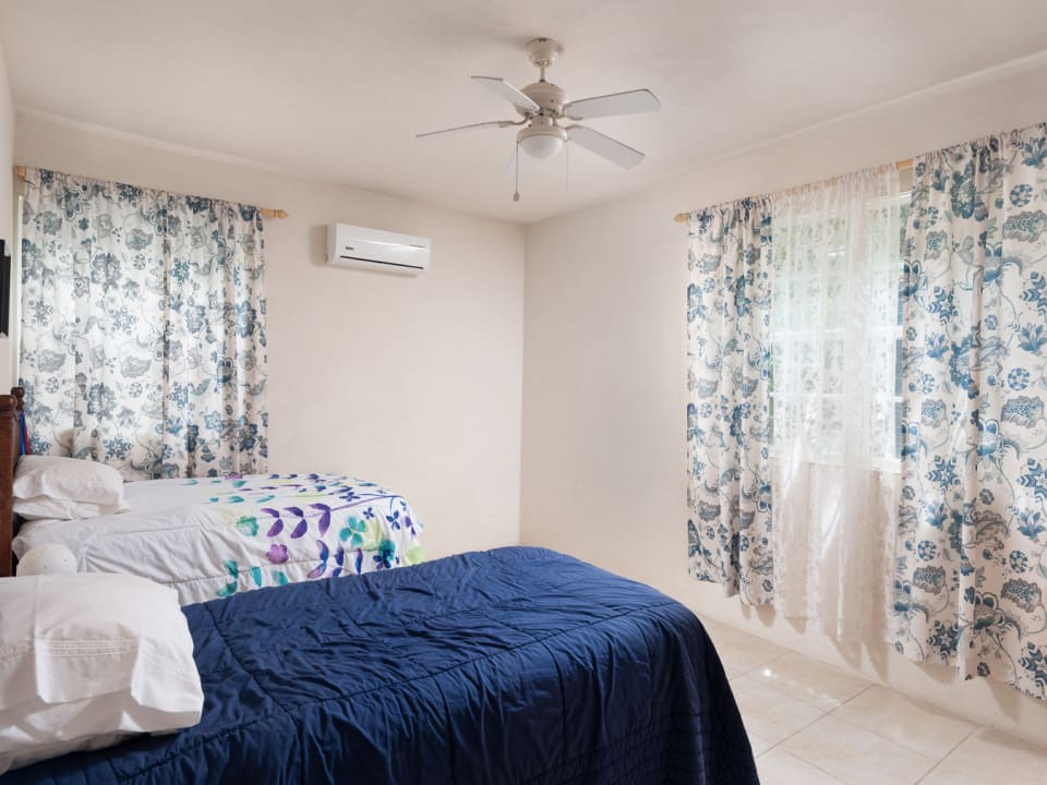 Guest bedroom in lower apartment