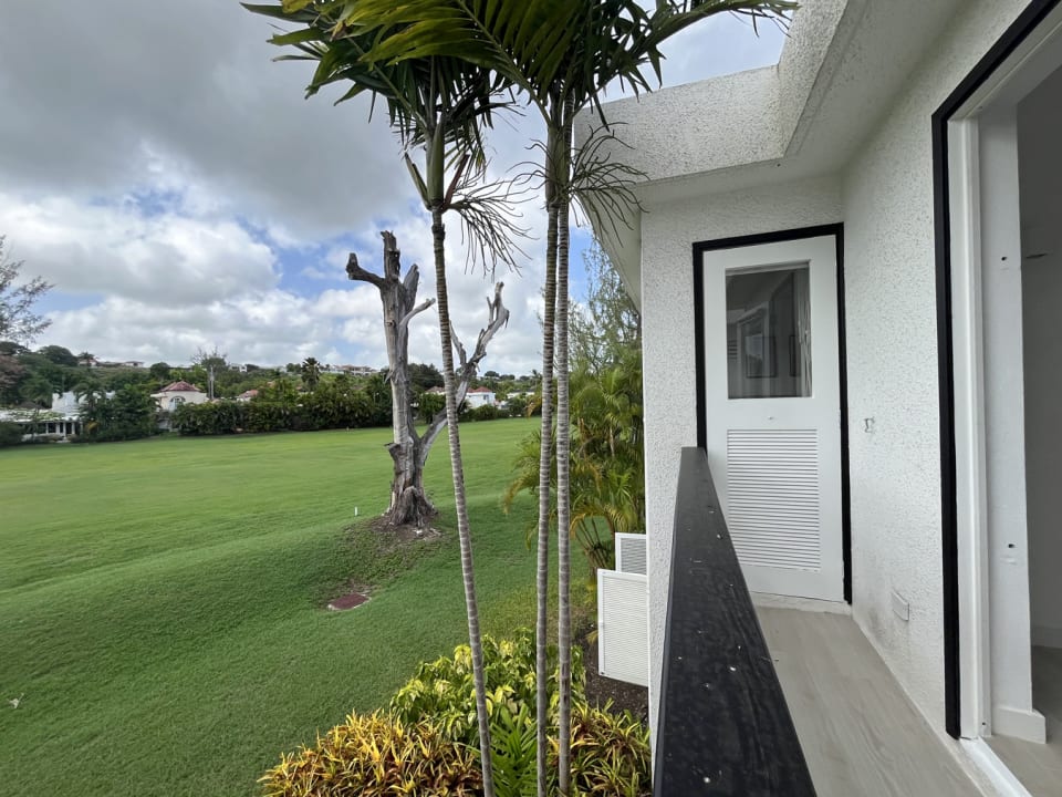 Balcony off the bedrooms