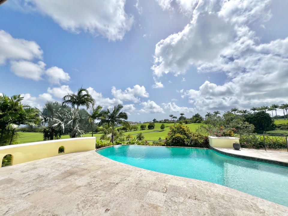 Pool deck, lovely views