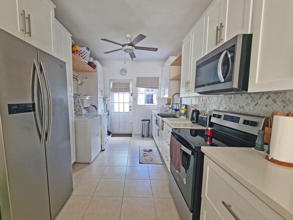 Fully renovated kitchen with appliances