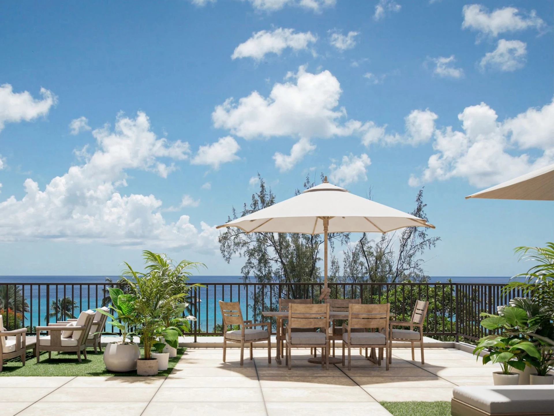 Roof Deck with gorgeous West Coast sea views