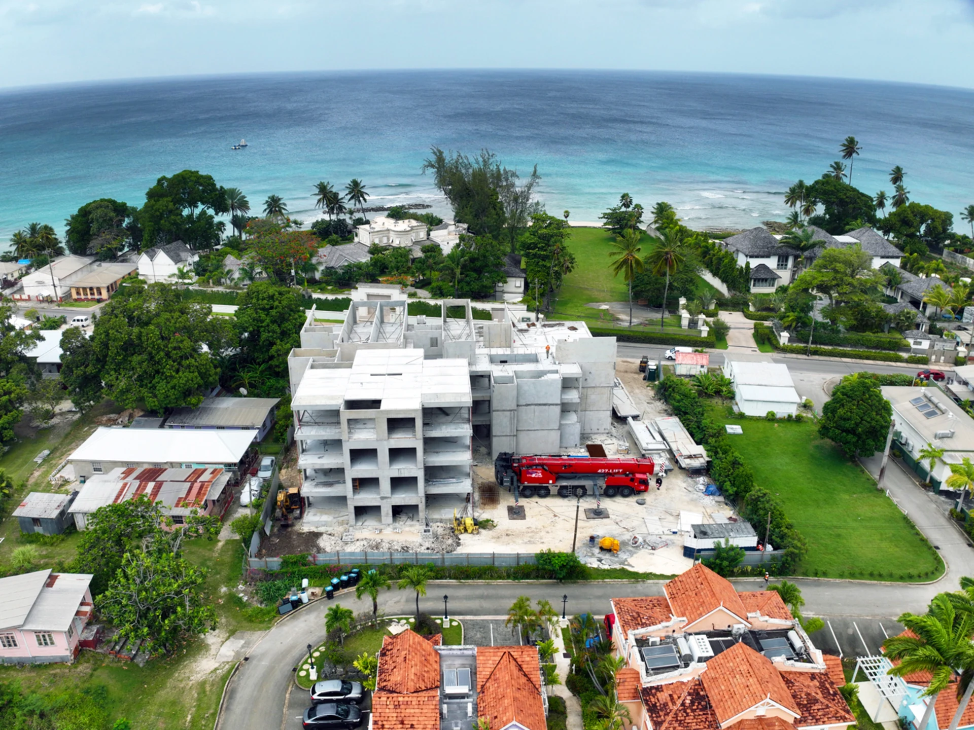 Another view: WestBeach under construction