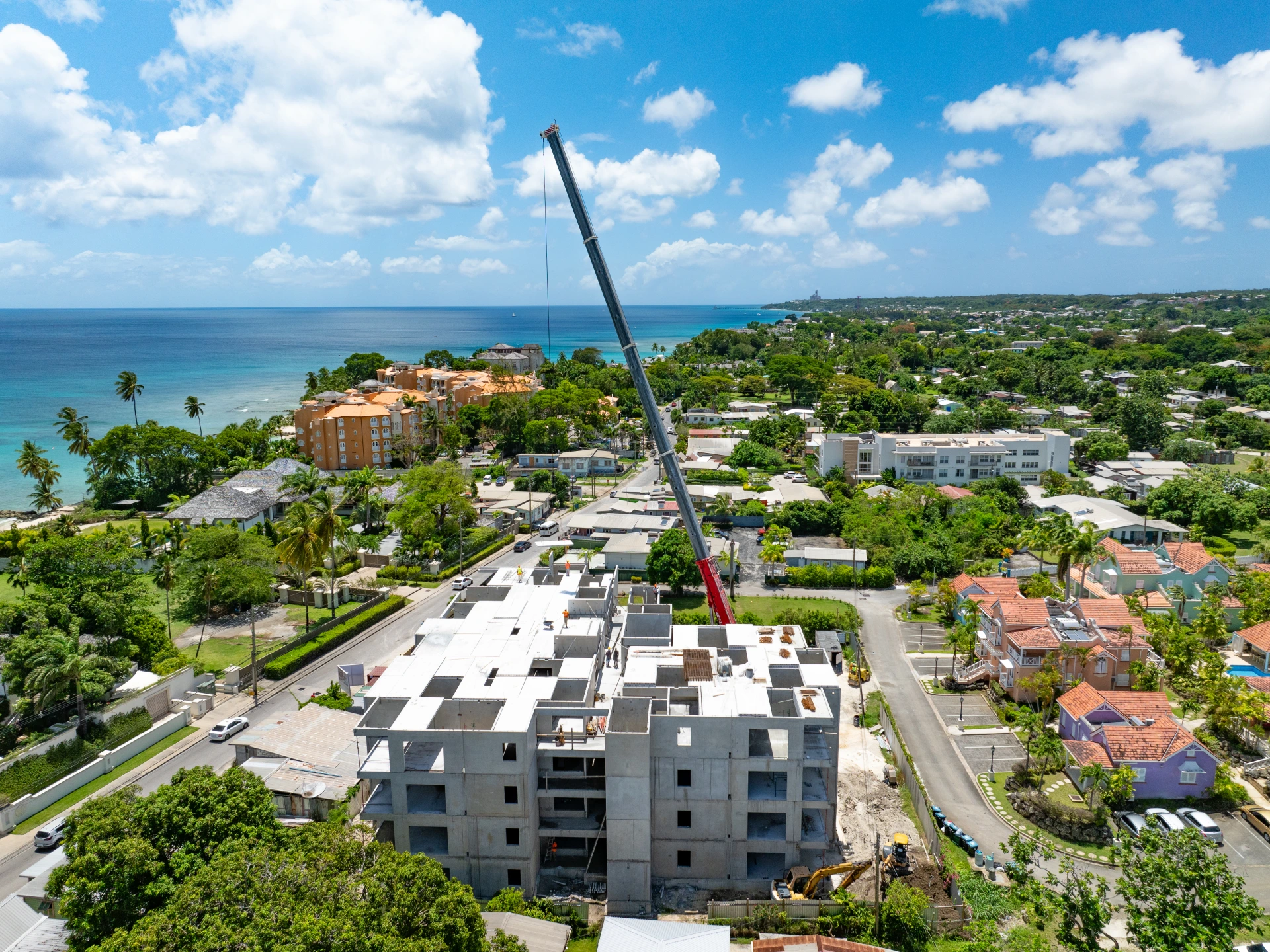 Another view: WestBeach under construction