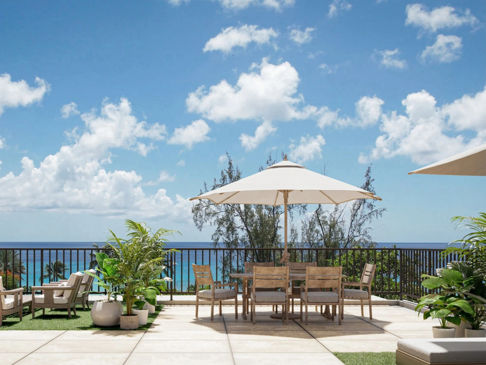 Roof Deck with gorgeous West Coast sea views