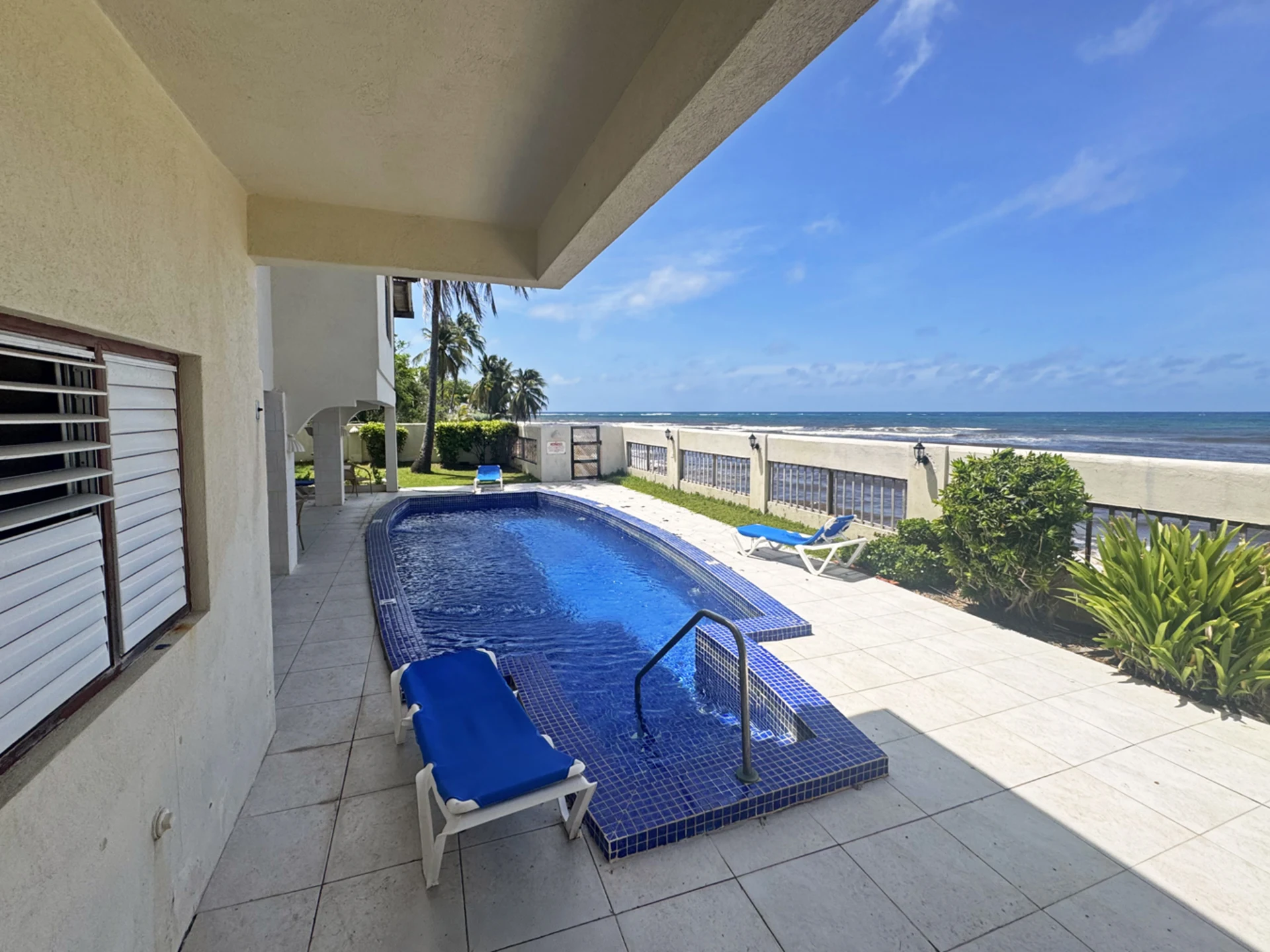 Communal pool area