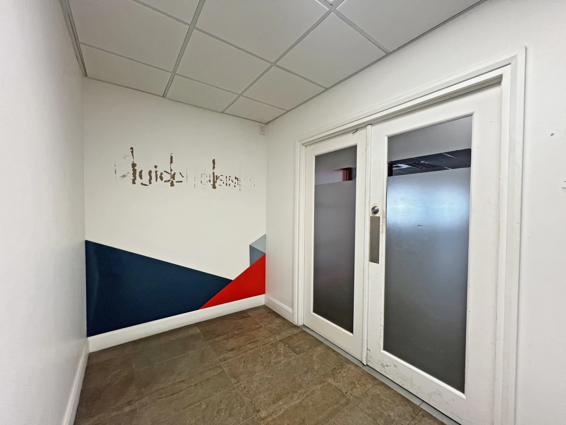 Entrance to Office Beyond Landing