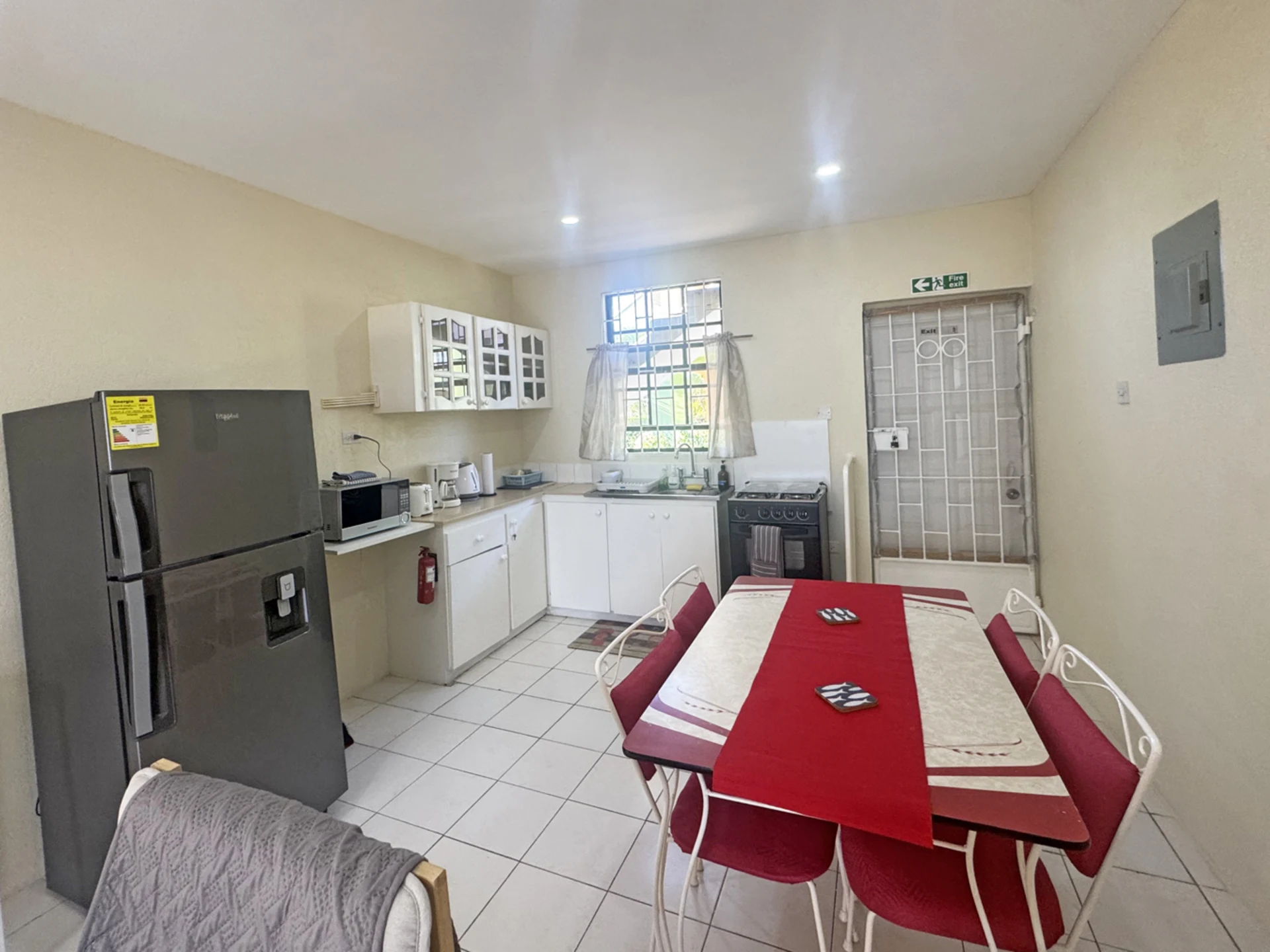 Dining and kitchen