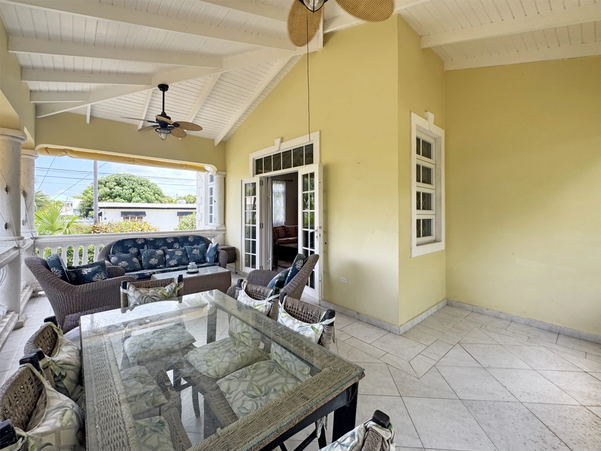 Covered patio