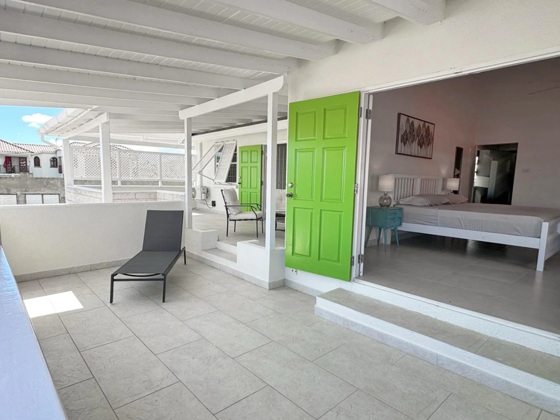 Patio off primary bedroom