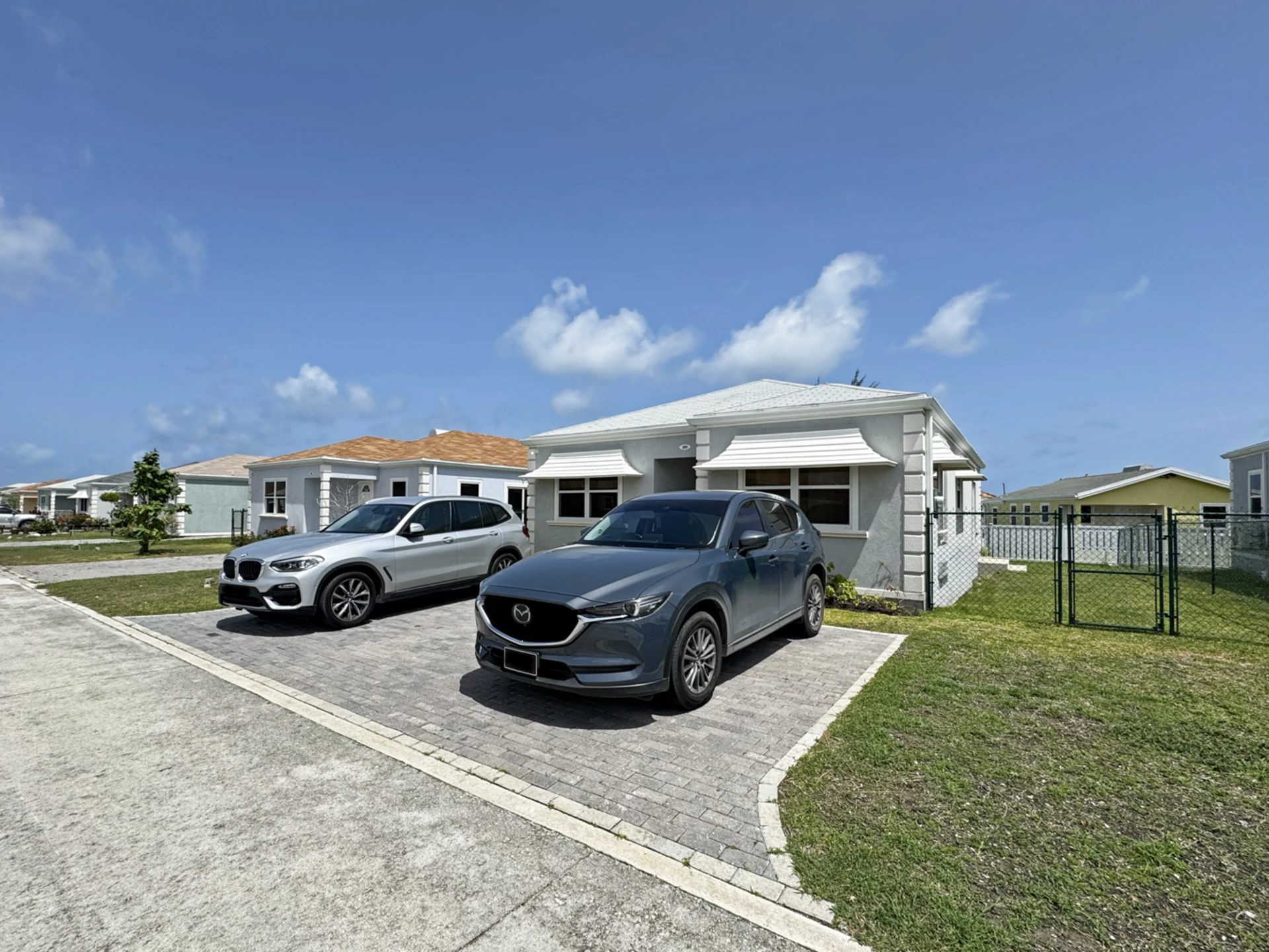 Driveway fits two cars