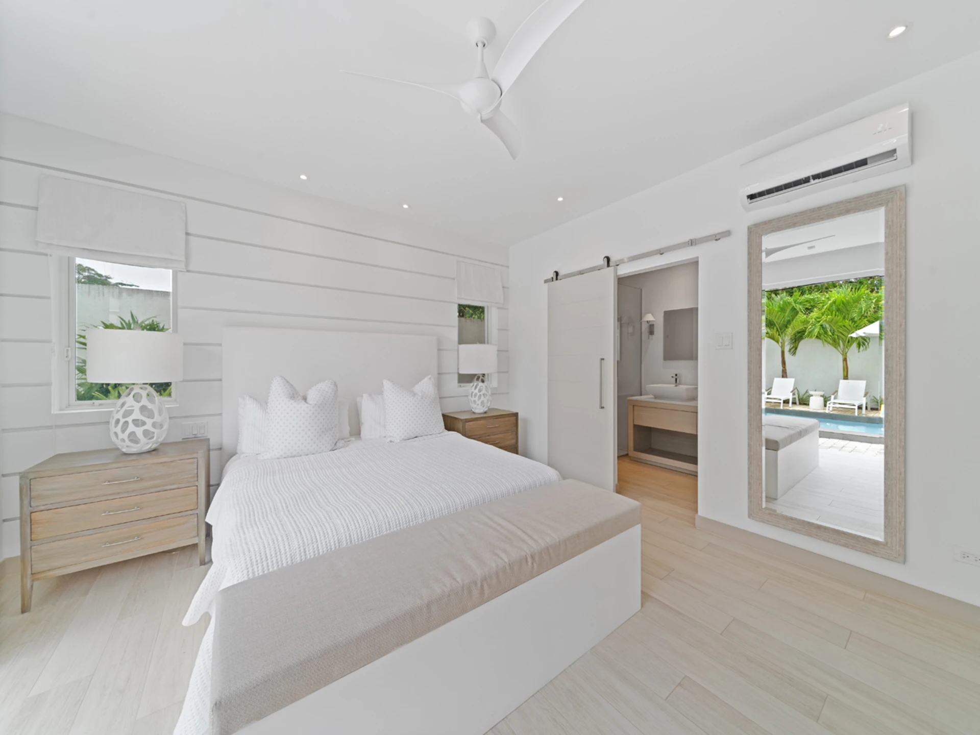 Primary bedroom with ensuite bathroom