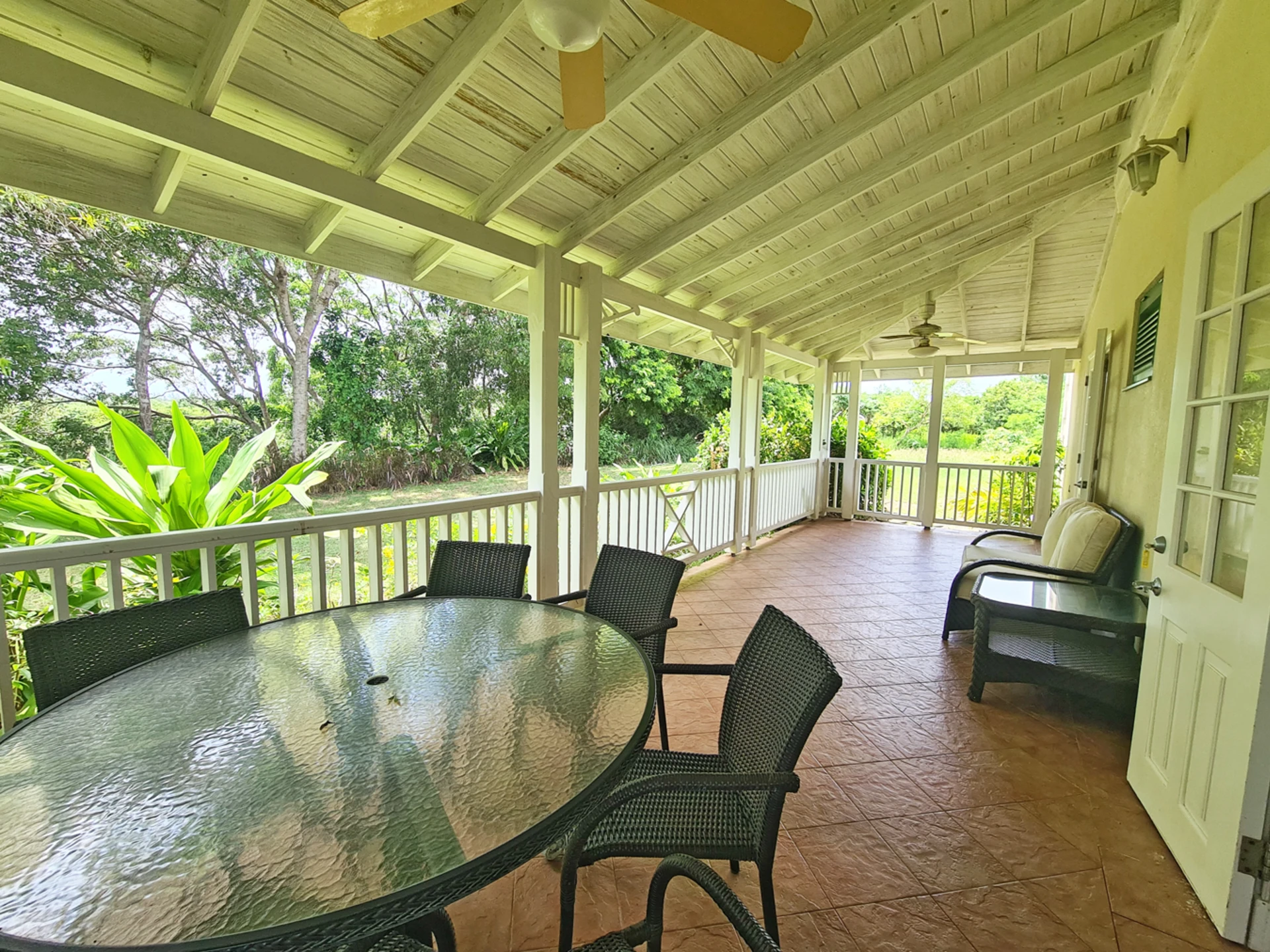 Large spacious patio