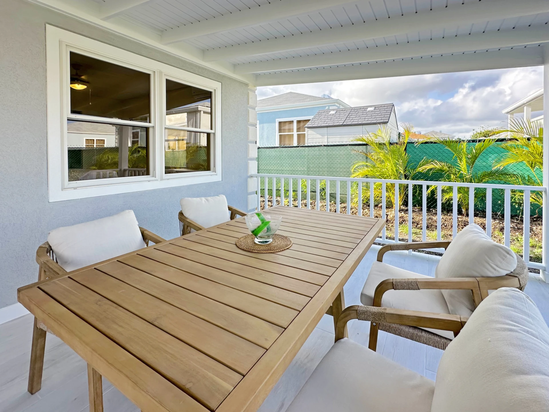 Outdoor dining table