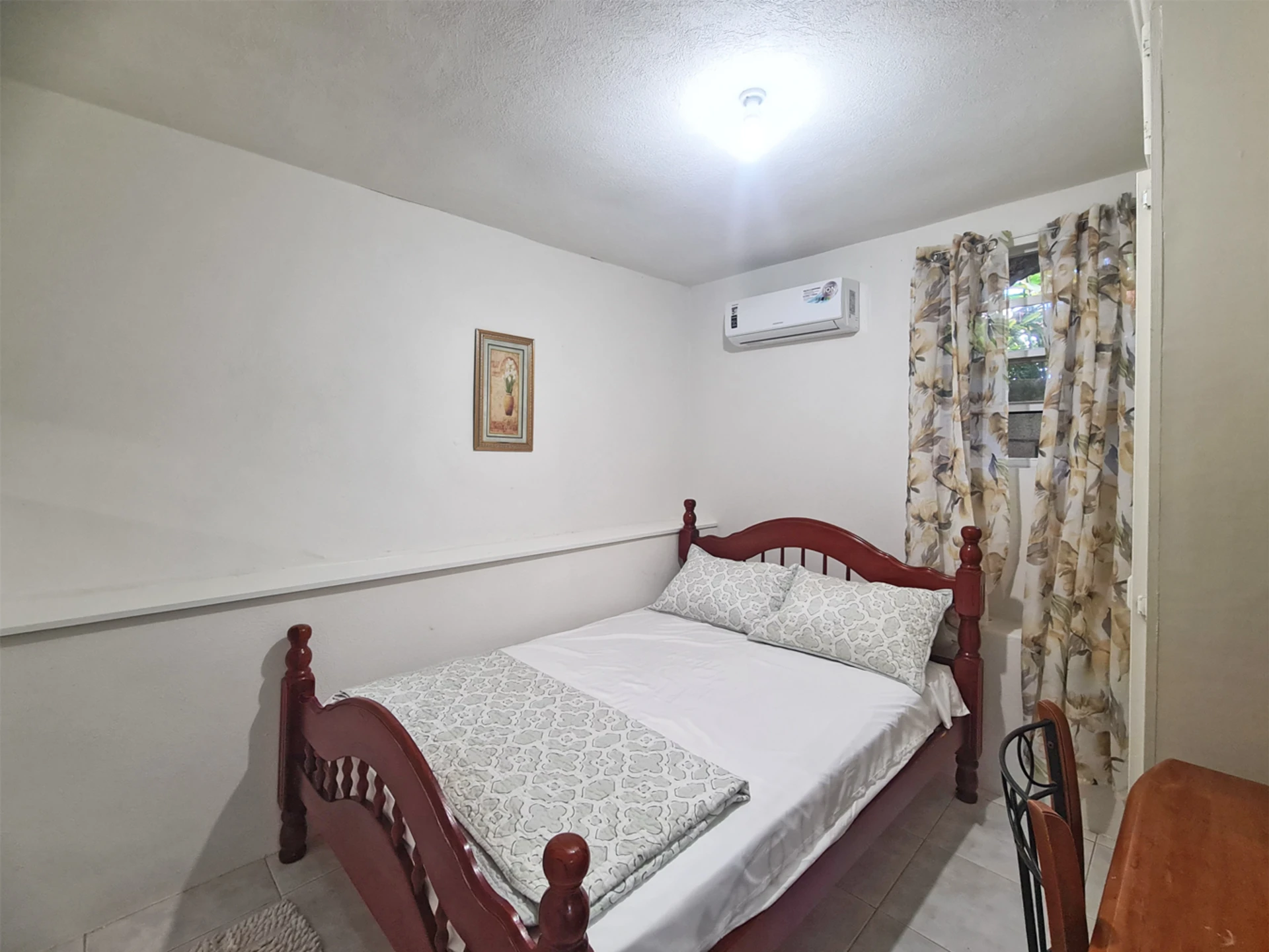 Bedroom 1 with AC and TV