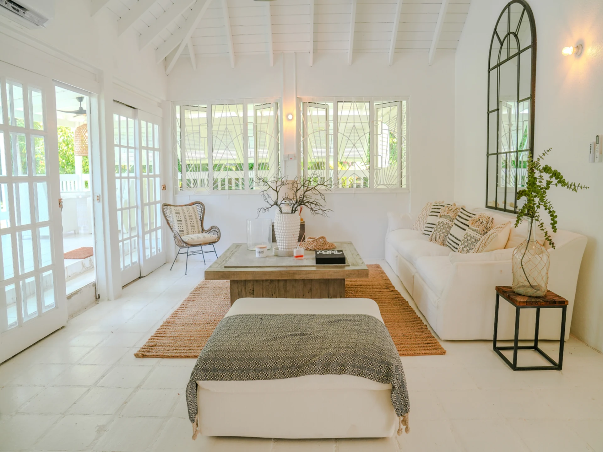 Beautifully decorated living area