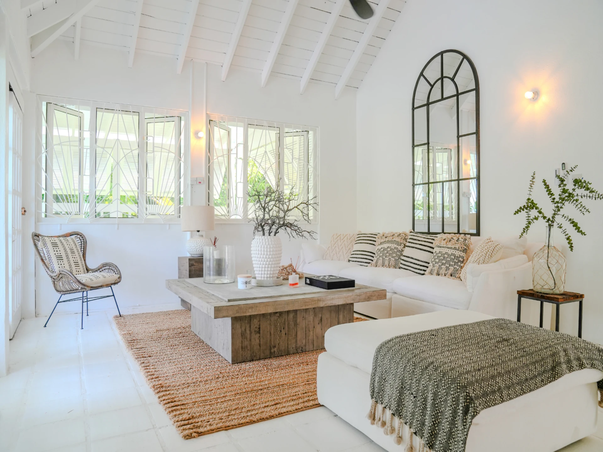 Natural light and high ceilings