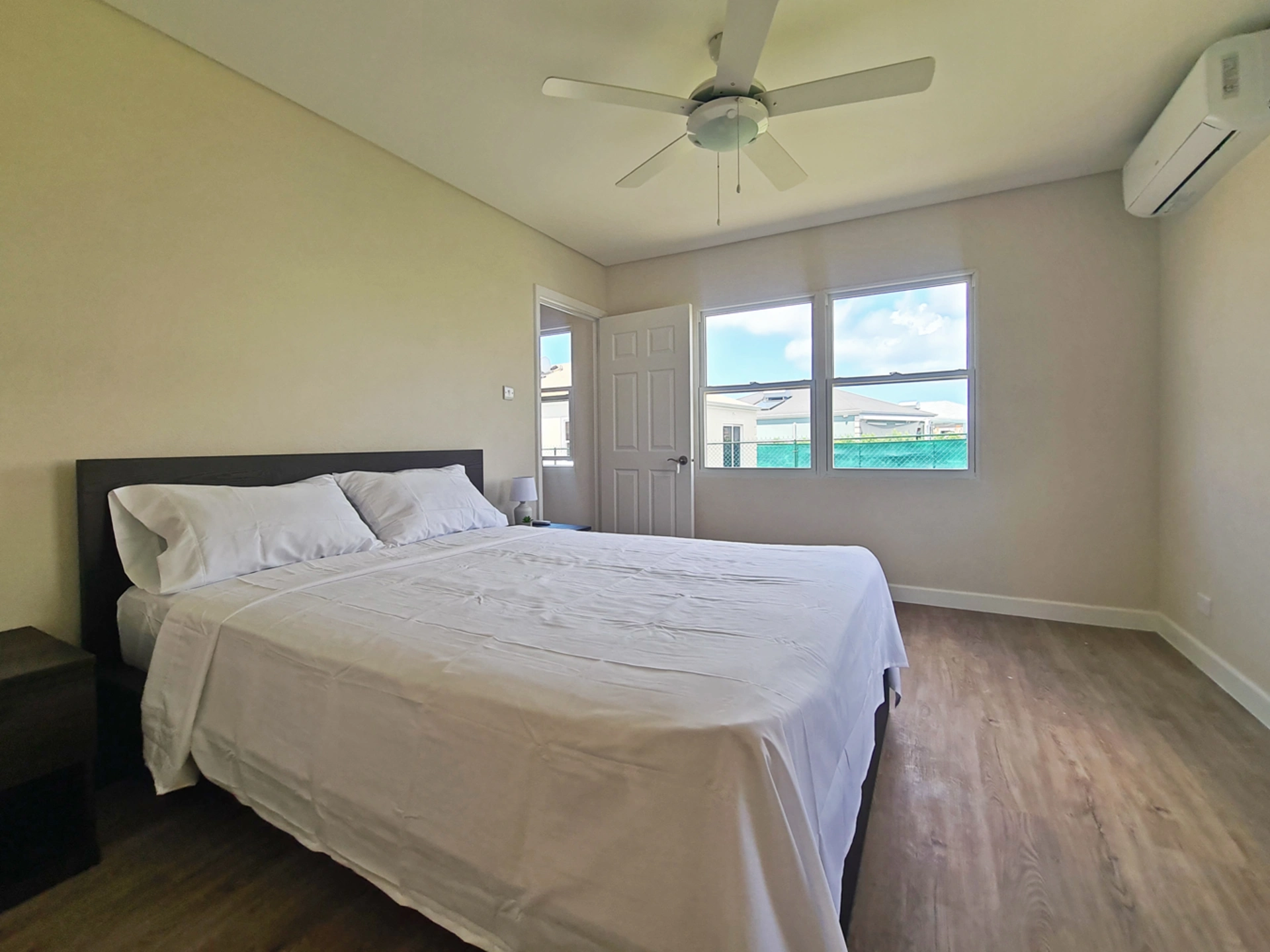 Primary bedroom with AC
