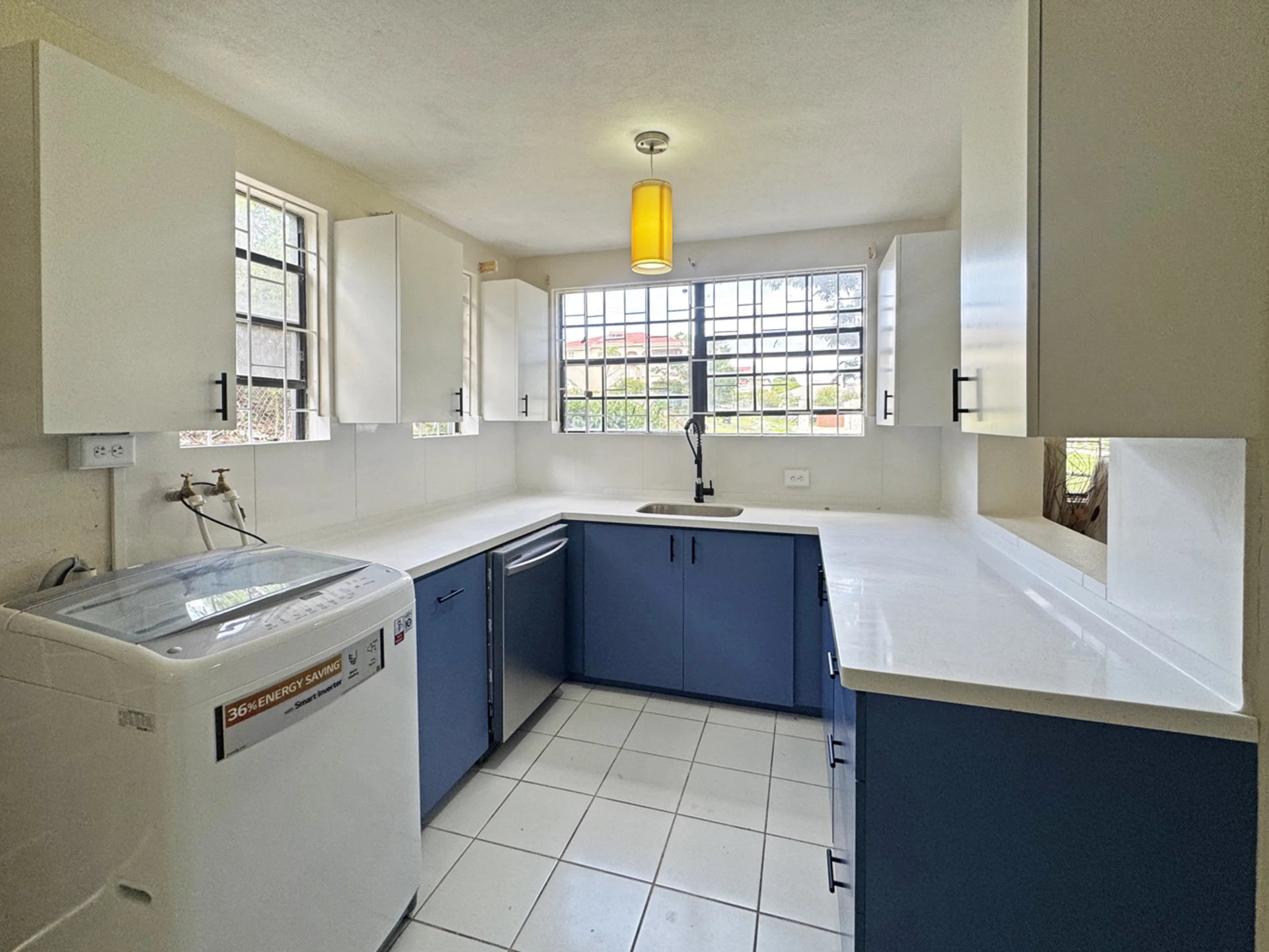 Natural light in kitchen