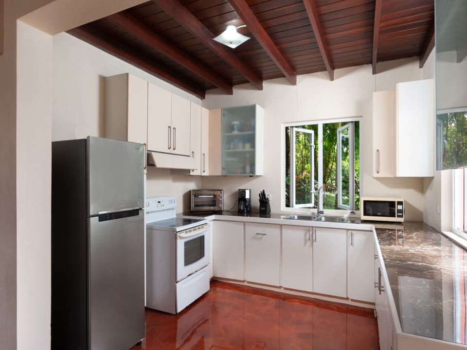 Entrance into open plan kitchen