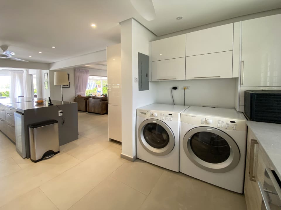 Laundry area off the kitchen