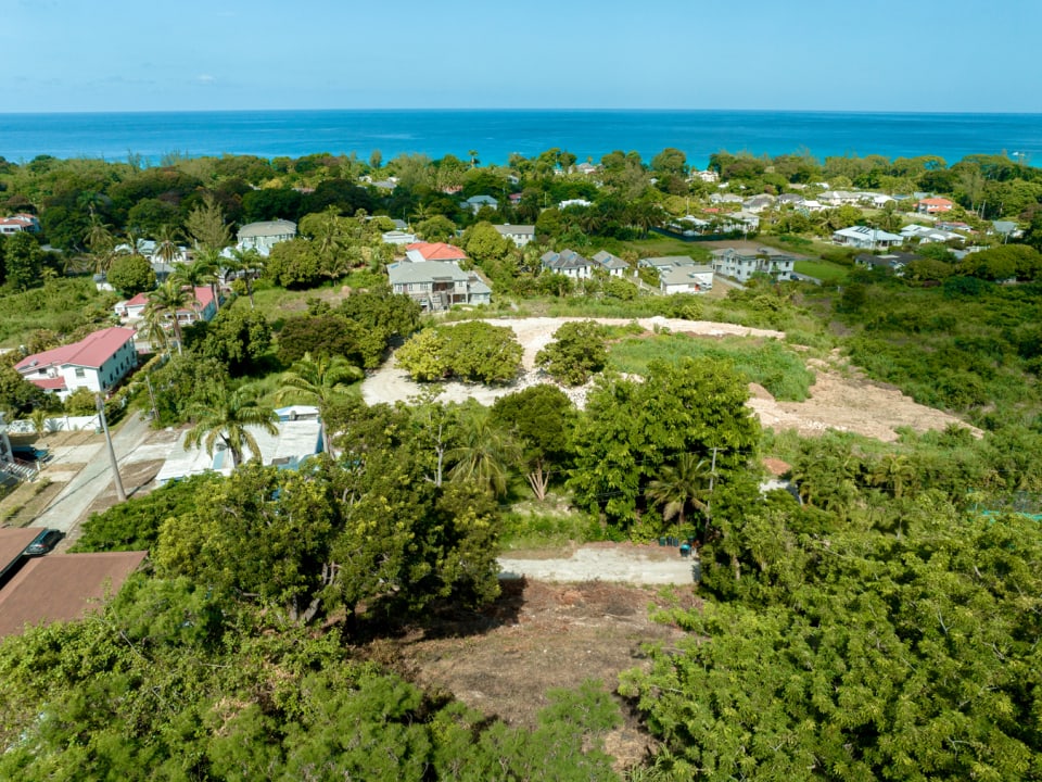 Aerial view of Lot 18