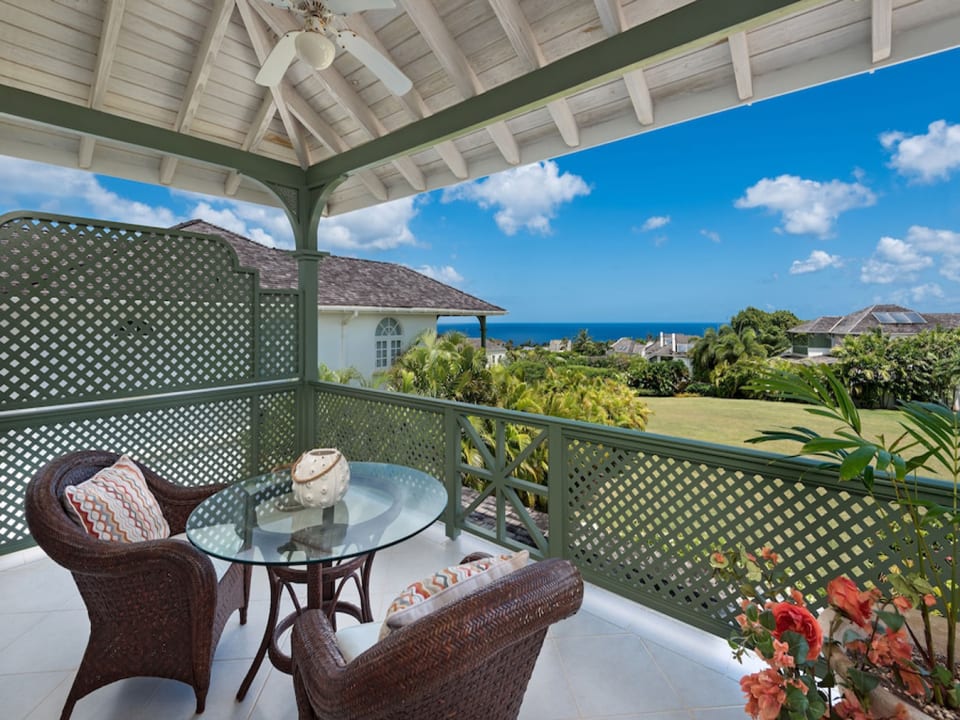 Balcony and Caribbean Sea Views