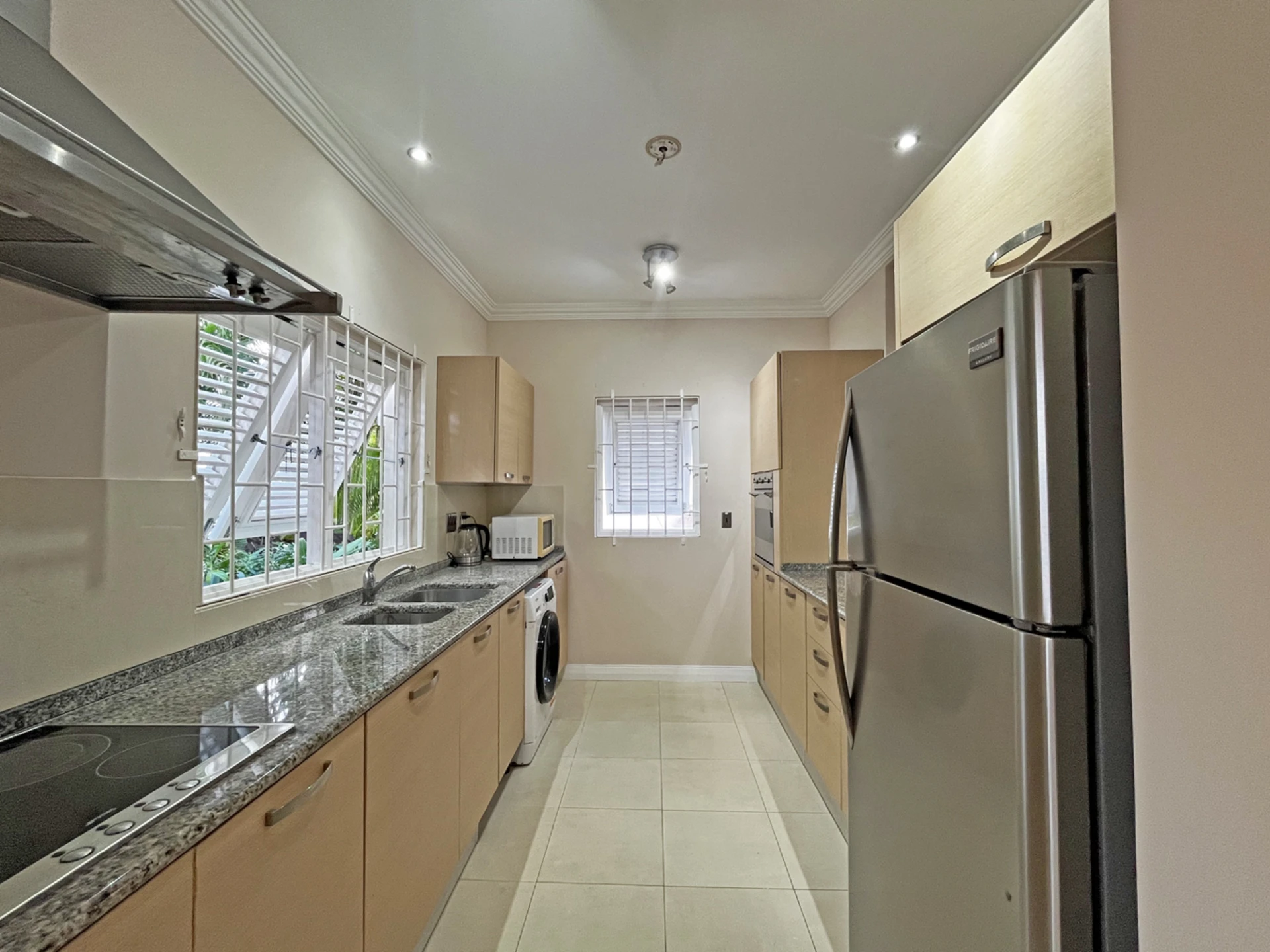 Galley-style kitchen