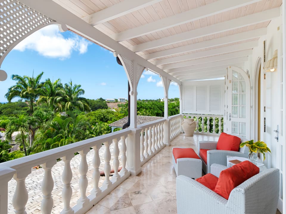 Spacious private terrace adjoining the primary bedroom