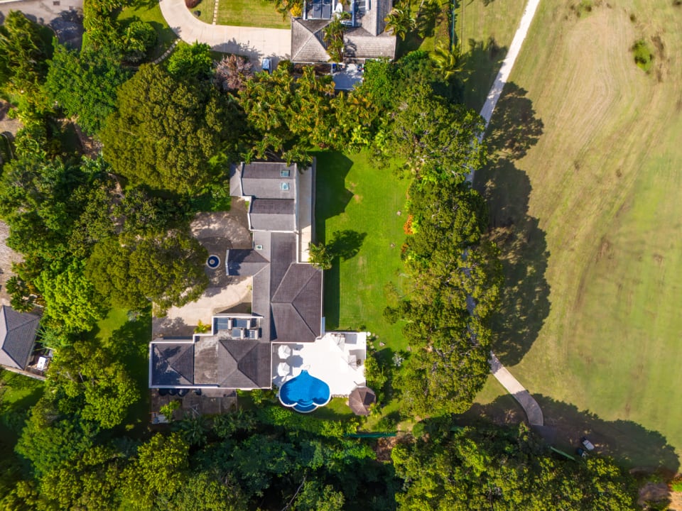 Aerial view of Casa Caoba