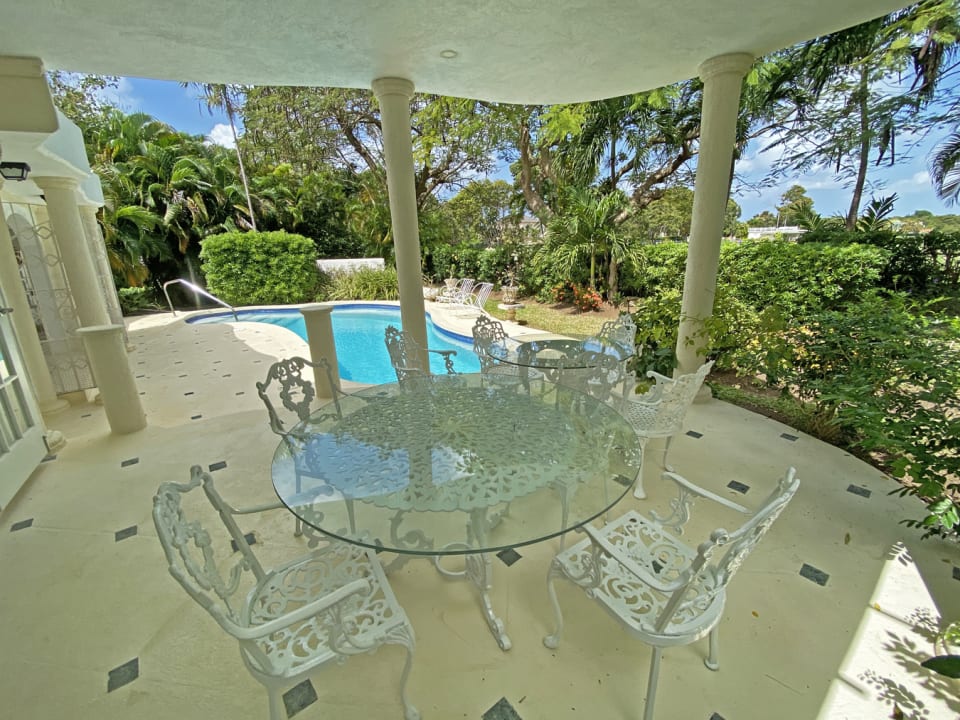 Patio and pool