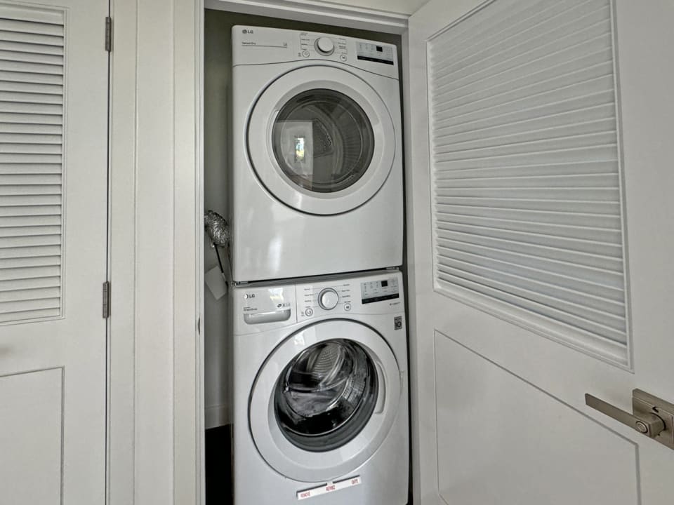 Washer and dryer