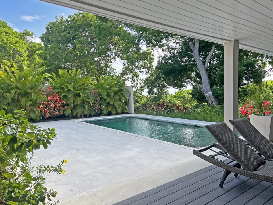 Pool courtyard