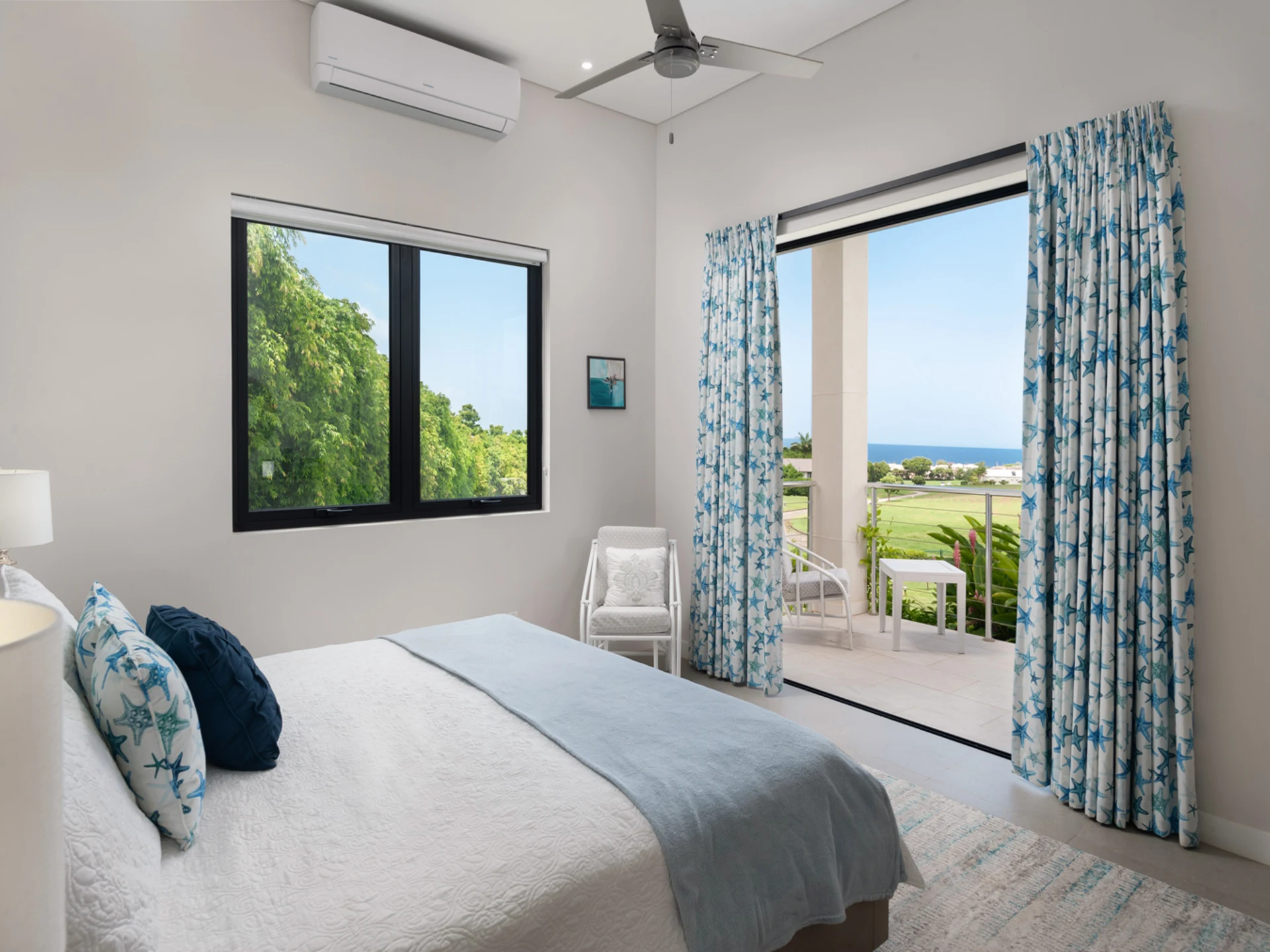 Guest Bedroom with Sea Views