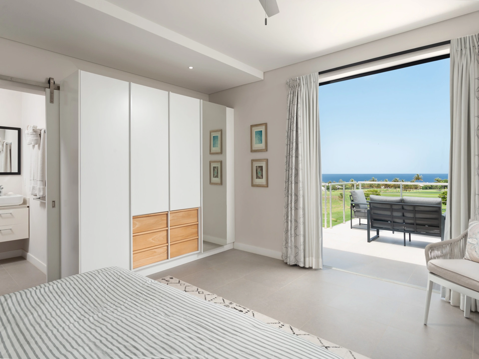 Guest Bedroom with Sea Views