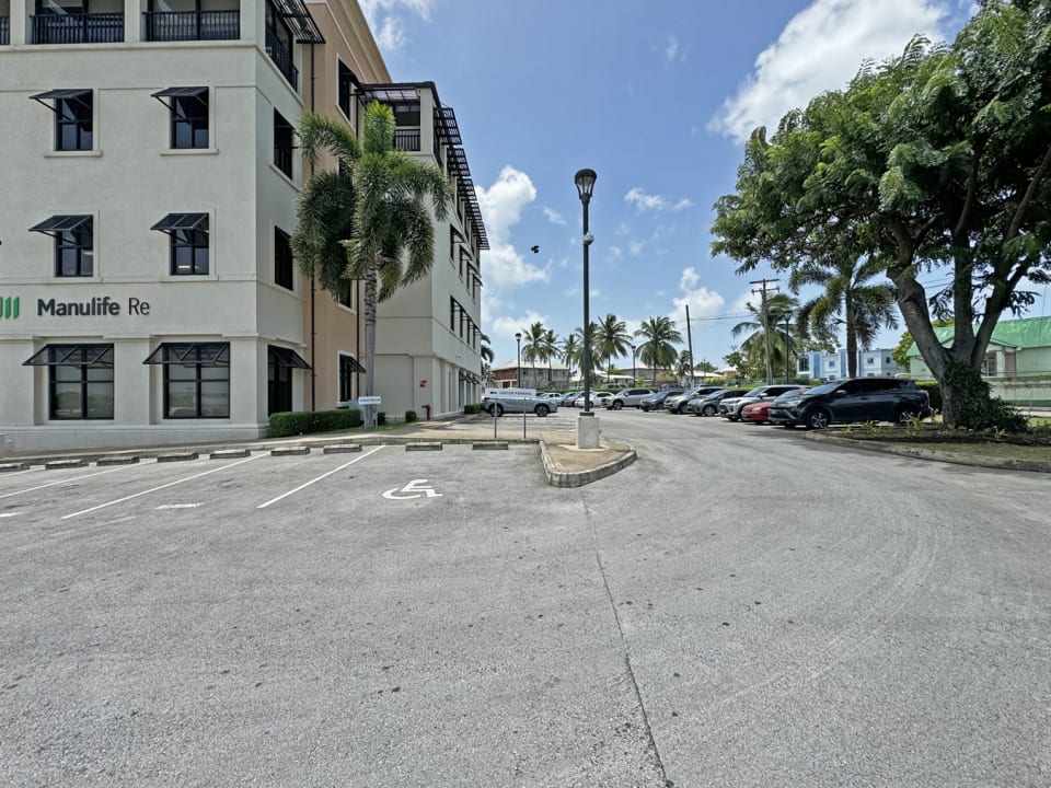 Side of Building with more parking