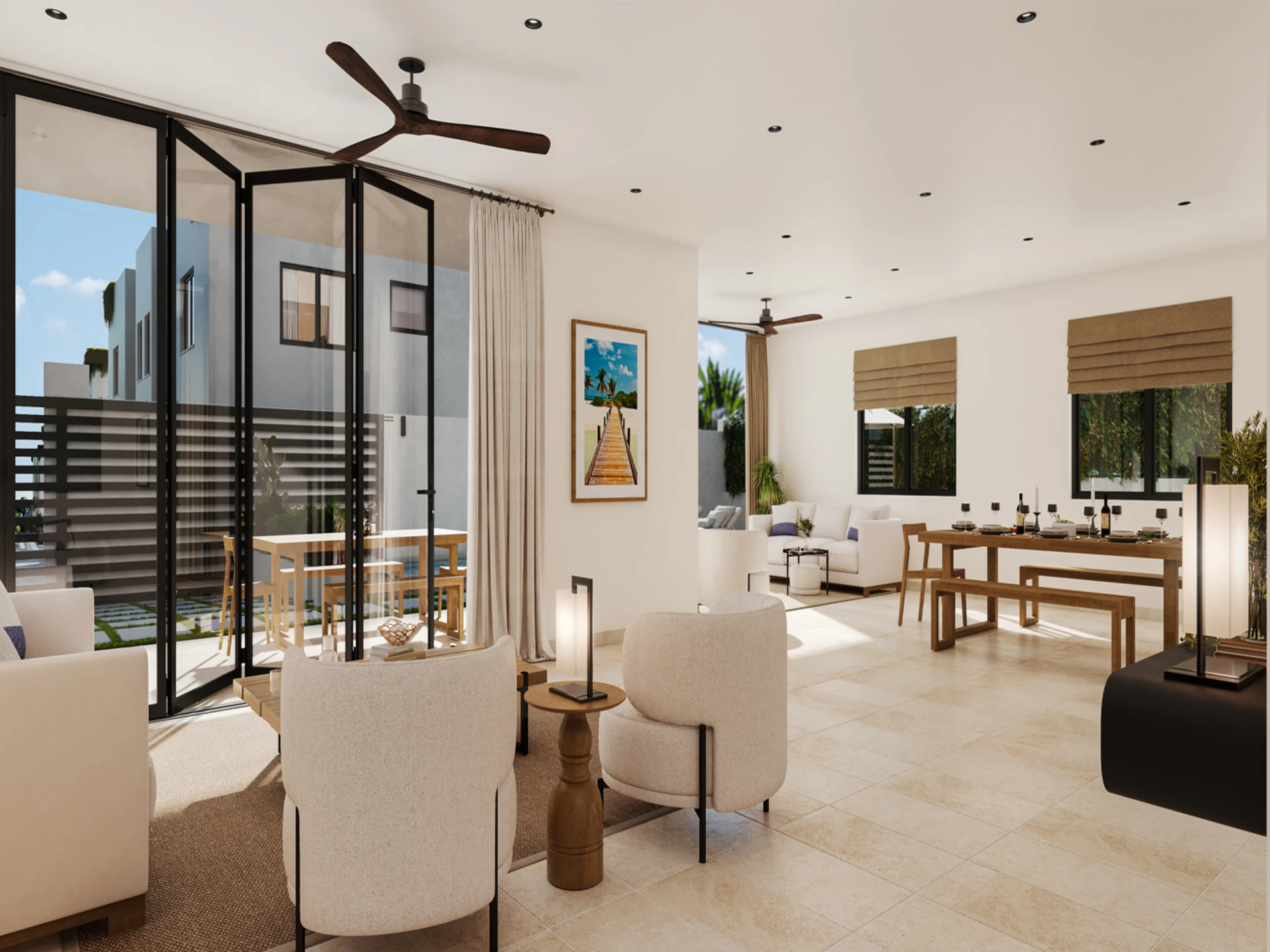 Indoor spaces