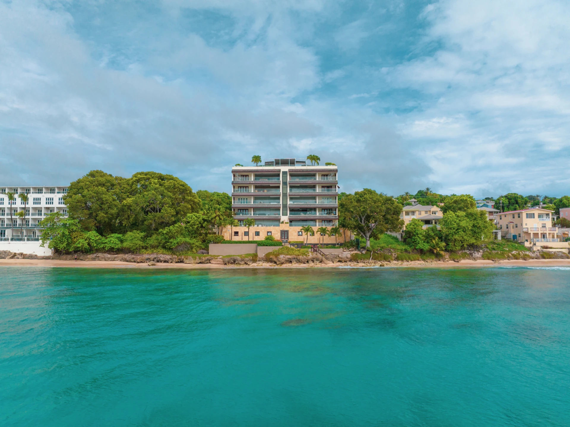 View of Portico from sea