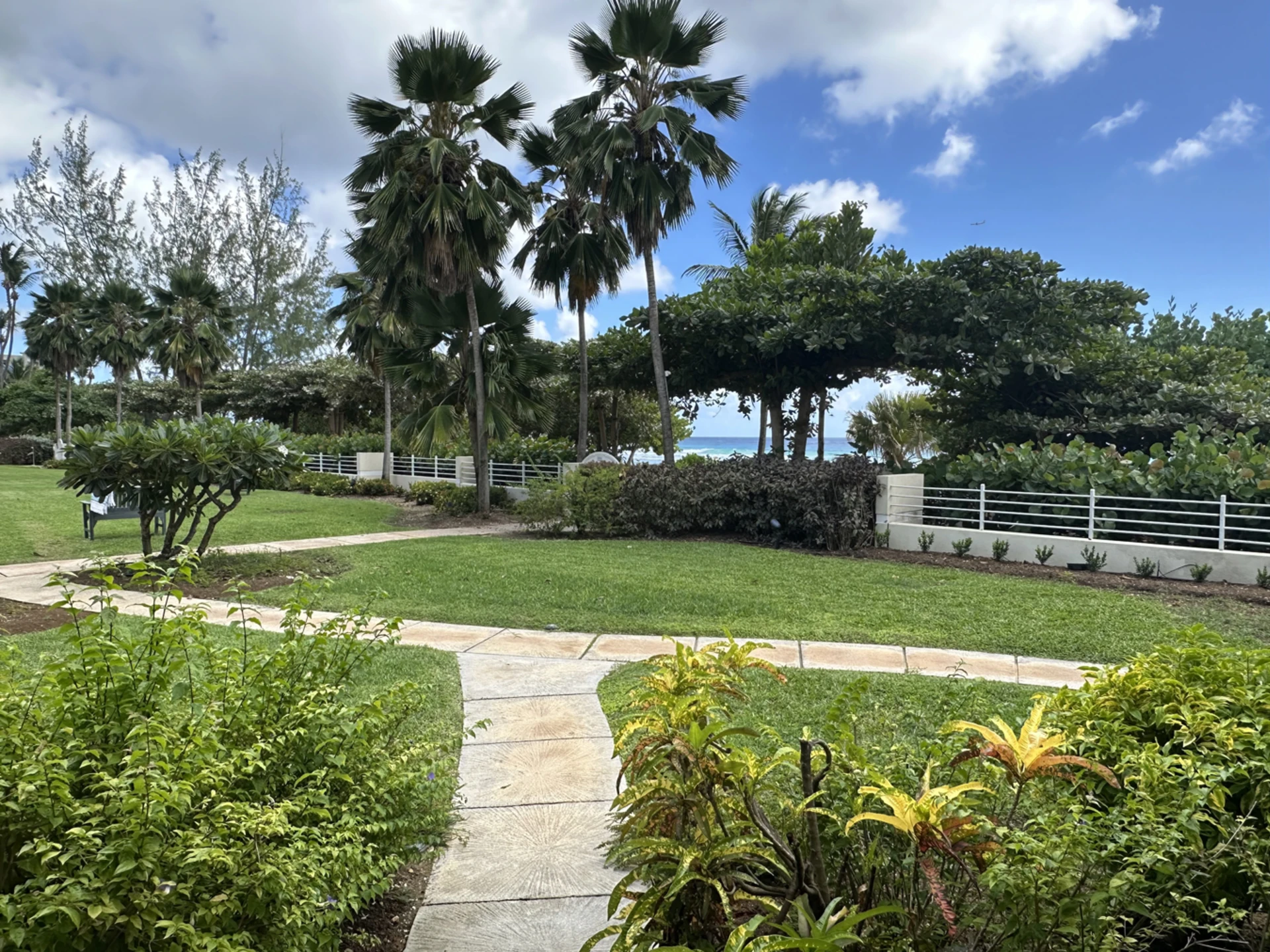 Lovely sea views from the patio terrace