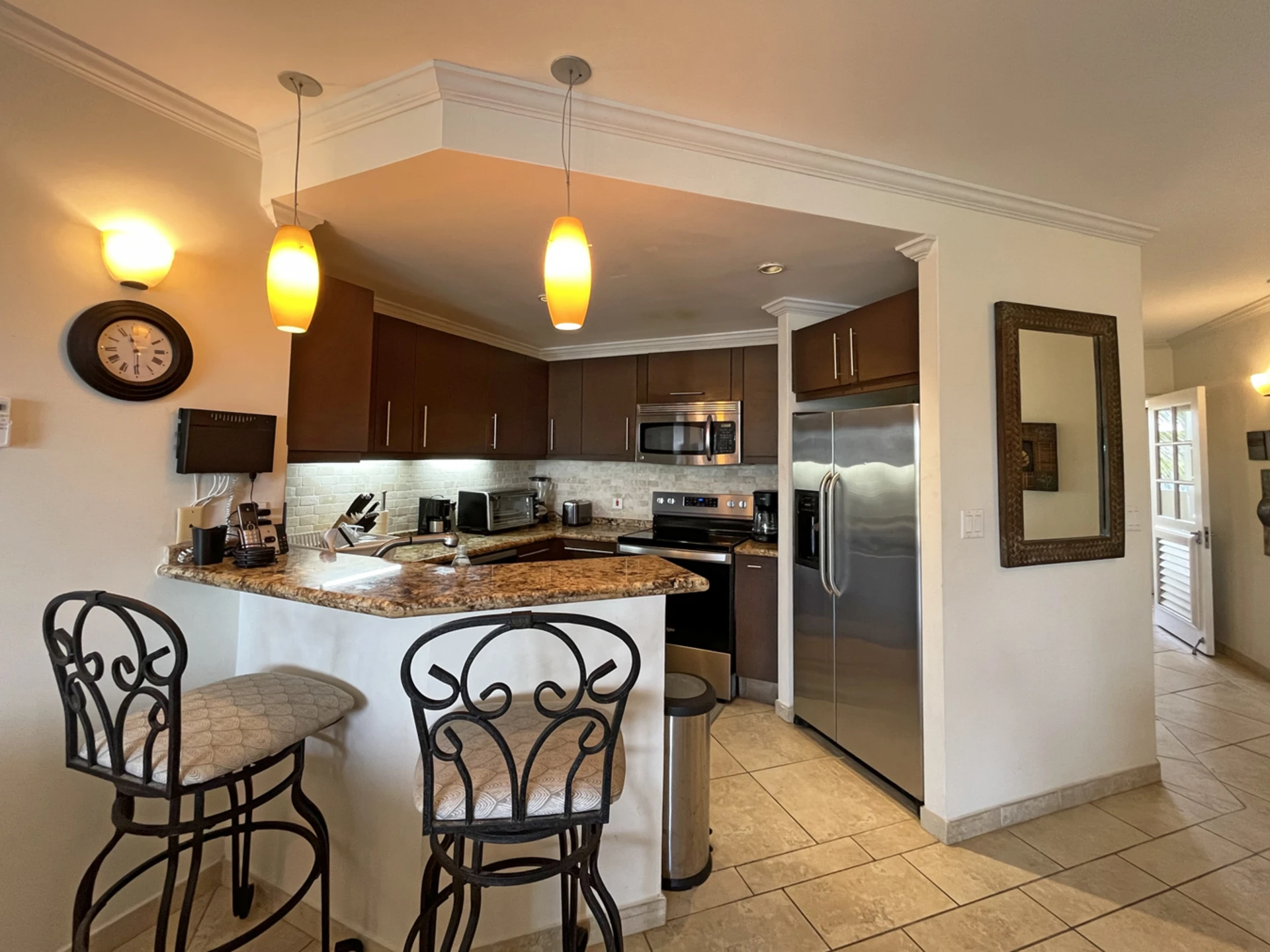 Equipped kitchen