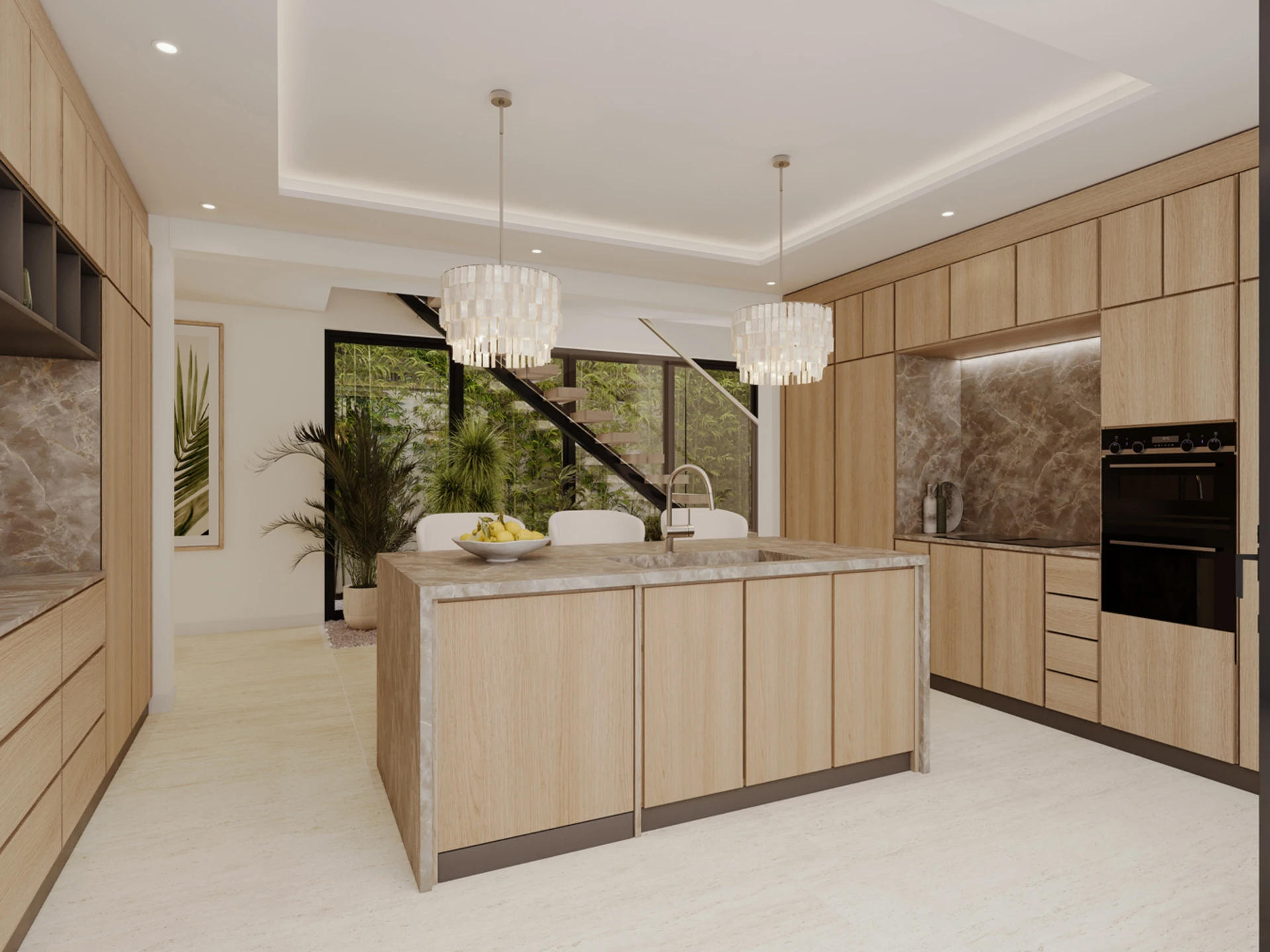 Well equipped kitchen