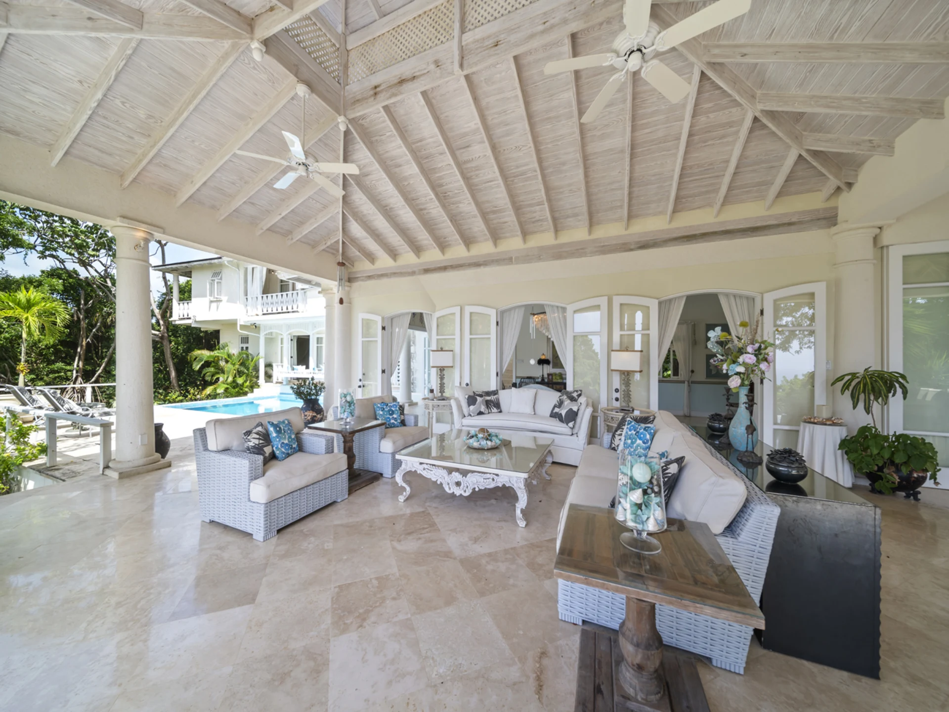 Spacious patio
