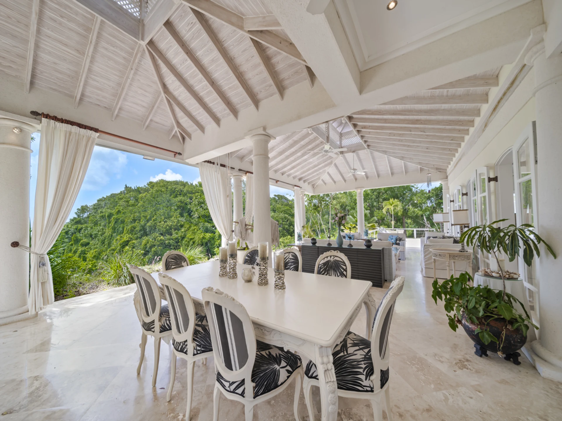 Outside dining