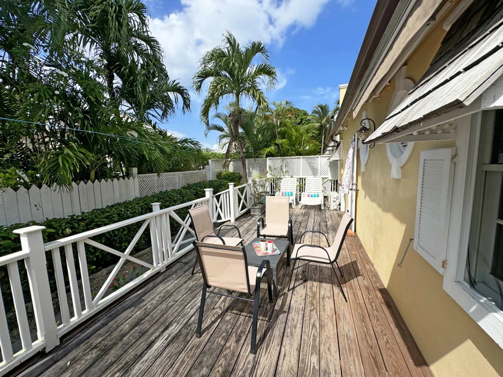 Private deck off both bedrooms