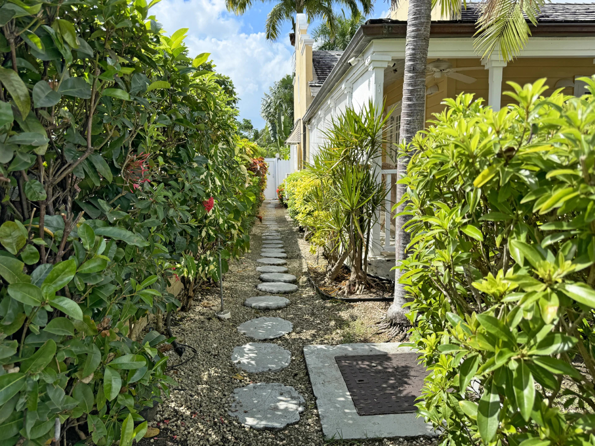 Pathway alongside Porters  2 which leads to the main road