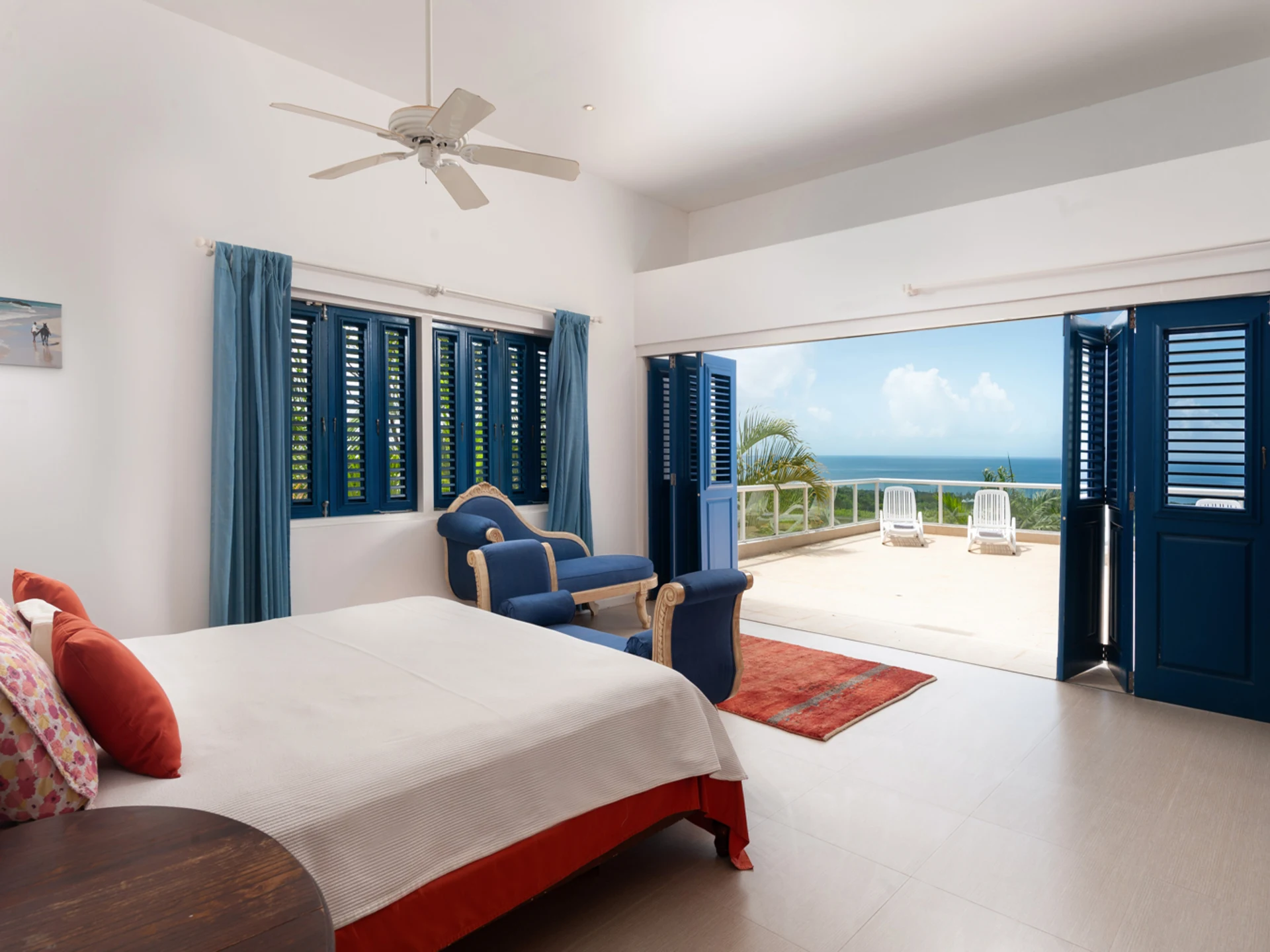 Primary Bedroom 2 also opens to pool terrace